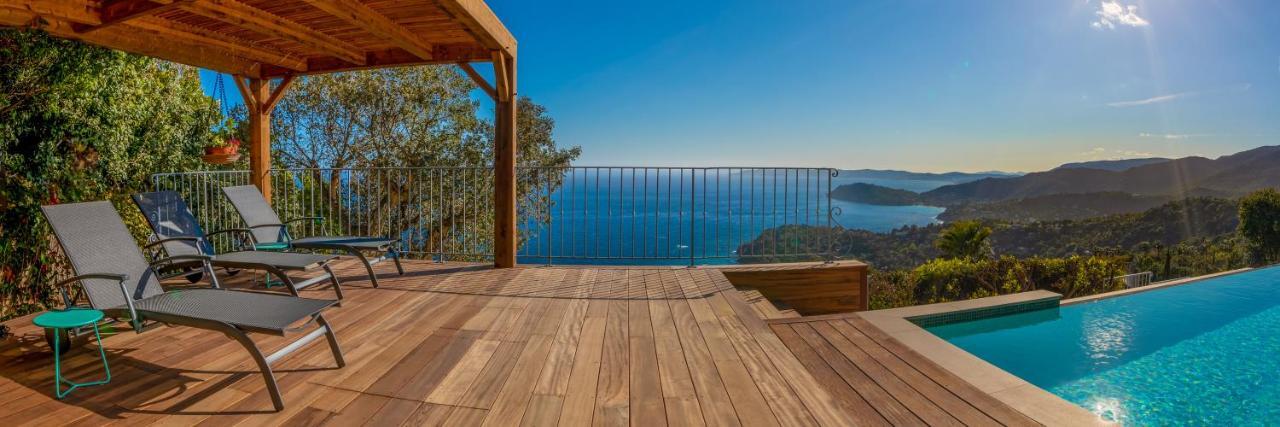Vistazur Luxueux Appartement Avec Terrasse Et Piscine Rayol-Canadel-sur-Mer Exterior foto